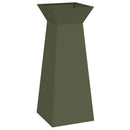 Søjle Plantekasse 2 pcs Olivengrøn 40 x 40 x 100 cm