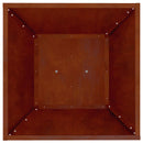 Søjle Plantekasse Sølv 40 x 40 x 100 cm