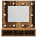 Spejlskab Gammelt træ 60 x 31,5 x 62 cm Konstrueret træ