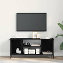 TV-skab Sort eg 102 x 35 x 45 cm Konstrueret træ
