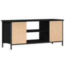 TV-skab Sort eg 102 x 35 x 45 cm Konstrueret træ