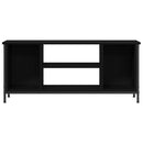 TV-skab Sort eg 102 x 35 x 45 cm Konstrueret træ