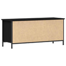 TV-skab 100 x 35 x 45 cm Sort eg Konstrueret træ