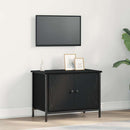 TV-skab 60 x 35 x 45 cm Sort eg Konstrueret træ