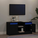 TV Enheder Sort 100 x 34 x 50 cm Konstrueret træ