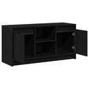 TV Enheder Sort 100 x 34 x 50 cm Konstrueret træ