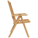 Stol 4 pcs Brun 64.5 x 52 x 108 cm Massiv Teaktræ