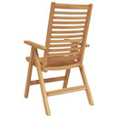 Stol 6 pcs Brun 64.5 x 52 x 108 cm Massiv Teaktræ