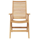 Stol 6 pcs Brun 64.5 x 52 x 108 cm Massiv Teaktræ