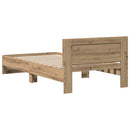 Sengeramme med sengegavl Artisan-eg 100 x 200 cm