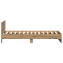 Sengestel Artisan Egetræ 203 x 104 x 70 cm Konstrueret træ