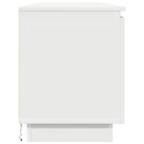 TV-skab med LED Hvid 180 x 38 x 49 cm Konstrueret træ