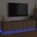 TV-skab Sonoma eg 180 x 38 x 49 cm Konstrueret træ