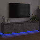 TV-skab Beton Grå 180 x 38 x 49 cm Konstrueret træ