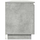 TV-skab Beton Grå 180 x 38 x 49 cm Konstrueret træ