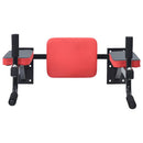 Dip Station Sort og rød 72,5 x 70 x 31 cm Pulverlakeret stål