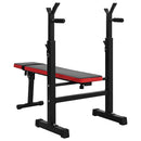 Vægtbænk Sort 126,5 x 67 x 111 cm Pulverlakeret stål