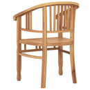 Stol 2 pcs Brun 63 x 58 x 89 cm Massiv Teaktræ