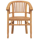 Stol 2 pcs Brun 63 x 58 x 89 cm Massiv Teaktræ