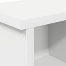 Vægmonteret Jakkeholder Hvid 50 x 16 x 26 cm Konstrueret træ