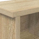 Vægmonteret Jakkeholder med hylde Sonoma eg 50 x 16 x 26 cm