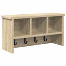 Vægmonteret Jakkeholder med hylde Sonoma eg 50 x 16 x 26 cm
