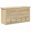 Vægmonteret Jakkeholder med hylde Sonoma eg 50 x 16 x 26 cm