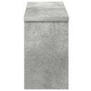 Vægmonteret Jakkeholder med hylde Beton Grå 50 x 16 x 26 cm