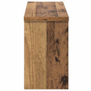 Vægmonteret Jakkeholder med hylde Gammelt træ 50 x 16 x 26 cm