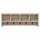 Vægmonteret Jakkeholder med hylde Sonoma eg 75 x 16 x 26 cm