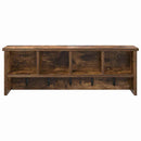 Vægmonteret Jakkeholder med hylde Røget eg 75 x 16 x 26 cm