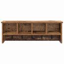 Vægmonteret Jakkeholder med hylde Gammelt træ 75 x 16 x 26 cm