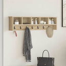 Vægmonteret Jakkeholder med hylde Sonoma eg 100 x 16 x 26 cm