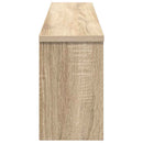 Vægmonteret Jakkeholder med hylde Sonoma eg 100 x 16 x 26 cm