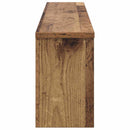 Vægmonteret Jakkeholder med hylde Gammelt træ 100 x 16 x 26 cm