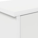Vægmonteret Jakkeholder Hvid 50 x 20 x 30 cm Konstrueret træ