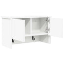 Vægmonteret Jakkeholder Hvid 50 x 20 x 30 cm Konstrueret træ