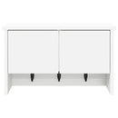 Vægmonteret Jakkeholder Hvid 50 x 20 x 30 cm Konstrueret træ