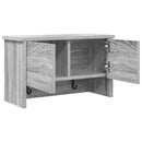 Vægmonteret Jakkeholder med hylde Grå Sonoma 50 x 20 x 30 cm