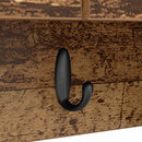 Vægmonteret Jakkeholder med hylde Gammelt træ 50 x 20 x 30 cm