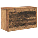 Vægmonteret Jakkeholder med hylde Gammelt træ 50 x 20 x 30 cm