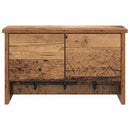 Vægmonteret Jakkeholder med hylde Gammelt træ 50 x 20 x 30 cm