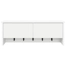 Vægmonteret Jakkeholder Hvid 80 x 20 x 30 cm Konstrueret træ