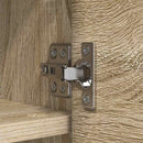 Vægmonteret Jakkeholder med hylde Sonoma eg 80 x 20 x 30 cm