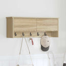 Vægmonteret Jakkeholder med hylde Sonoma eg 80 x 20 x 30 cm