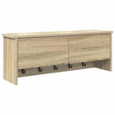 Vægmonteret Jakkeholder med hylde Sonoma eg 80 x 20 x 30 cm