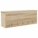 Vægmonteret Jakkeholder med hylde Sonoma eg 80 x 20 x 30 cm