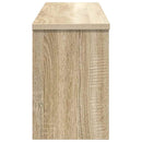 Vægmonteret Jakkeholder med hylde Sonoma eg 80 x 20 x 30 cm