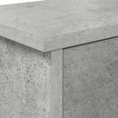 Vægmonteret Jakkeholder med hylde Beton Grå 80 x 20 x 30 cm