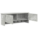 Vægmonteret Jakkeholder med hylde Beton Grå 80 x 20 x 30 cm